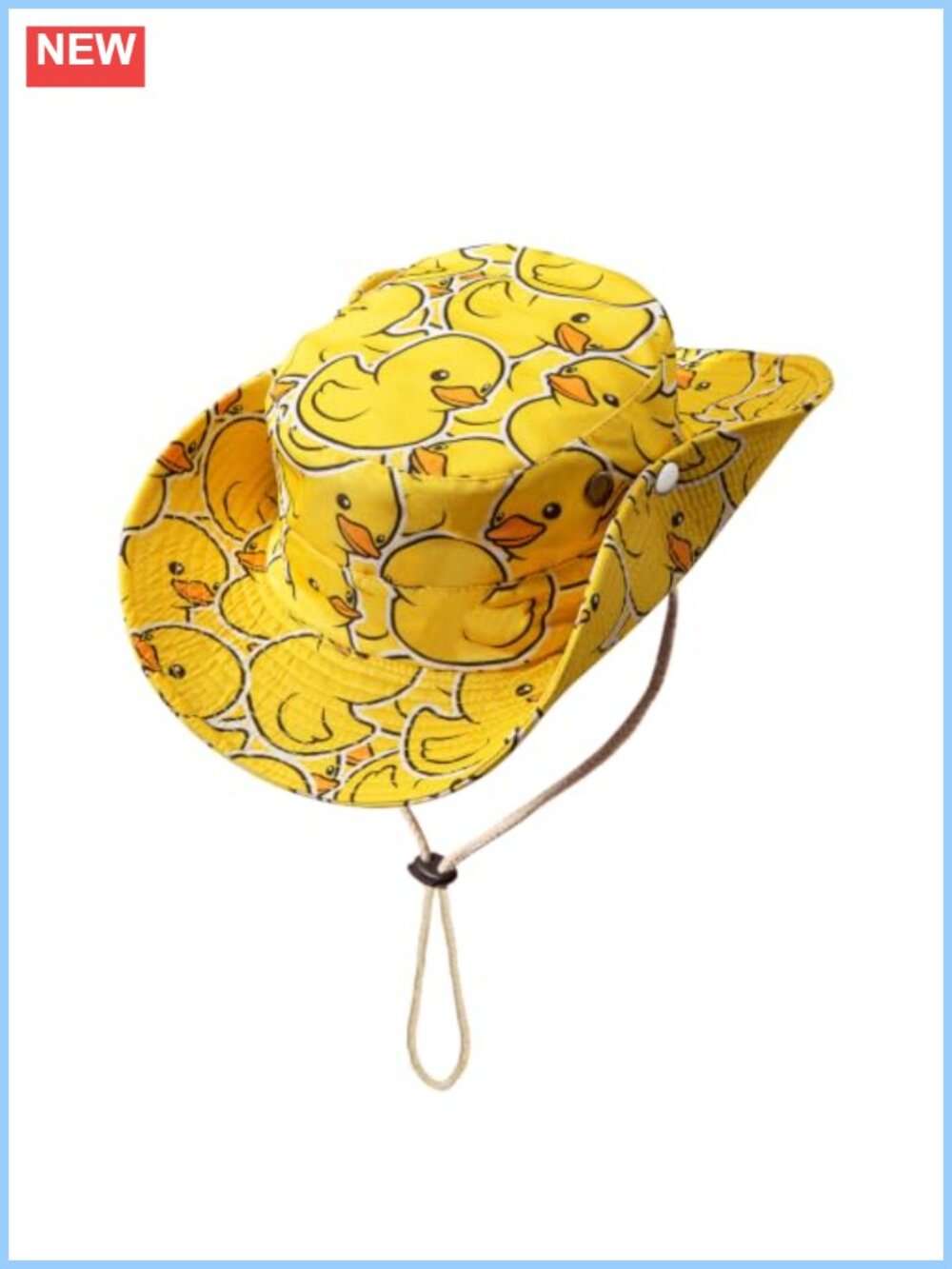 Duck Bucket Hat Fisherman Cap Travel Beach Sun Hat Unisex
